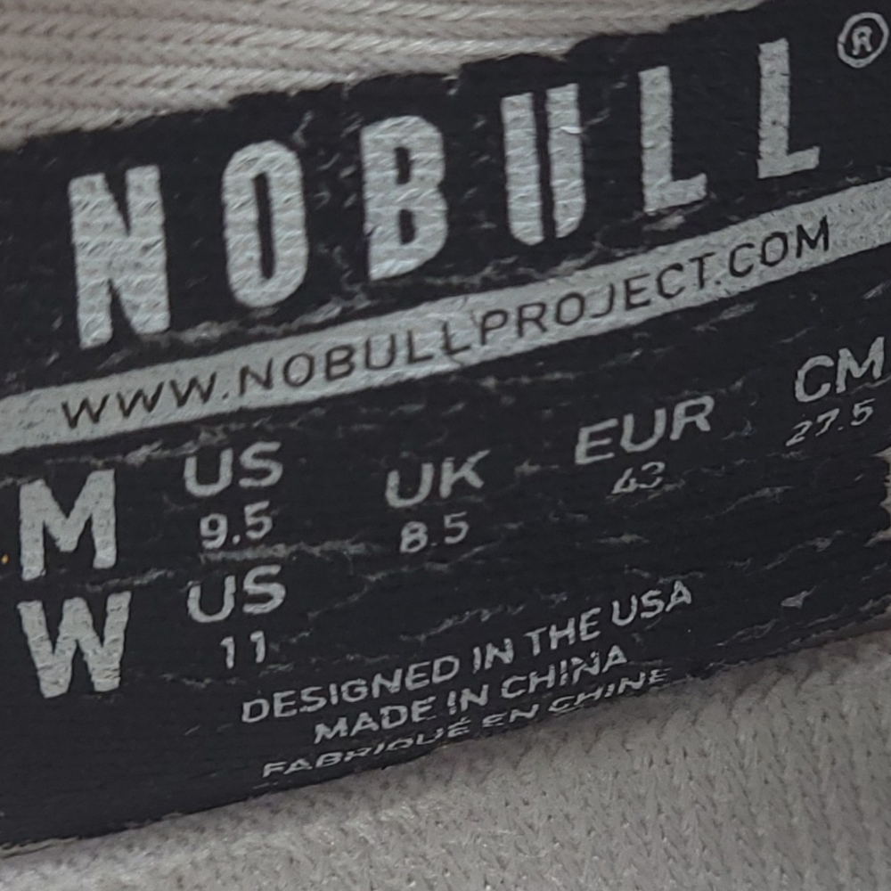 NoBull Grey Trainers Super Fabric CrossFit Shoes Size Men’s 9.5 Women’s 11 - Picture 14 of 15